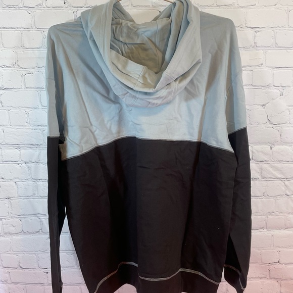 Original ice pullover hoodie. Soft blue top and blackened bottom.  NWT - Picture 3 of 9